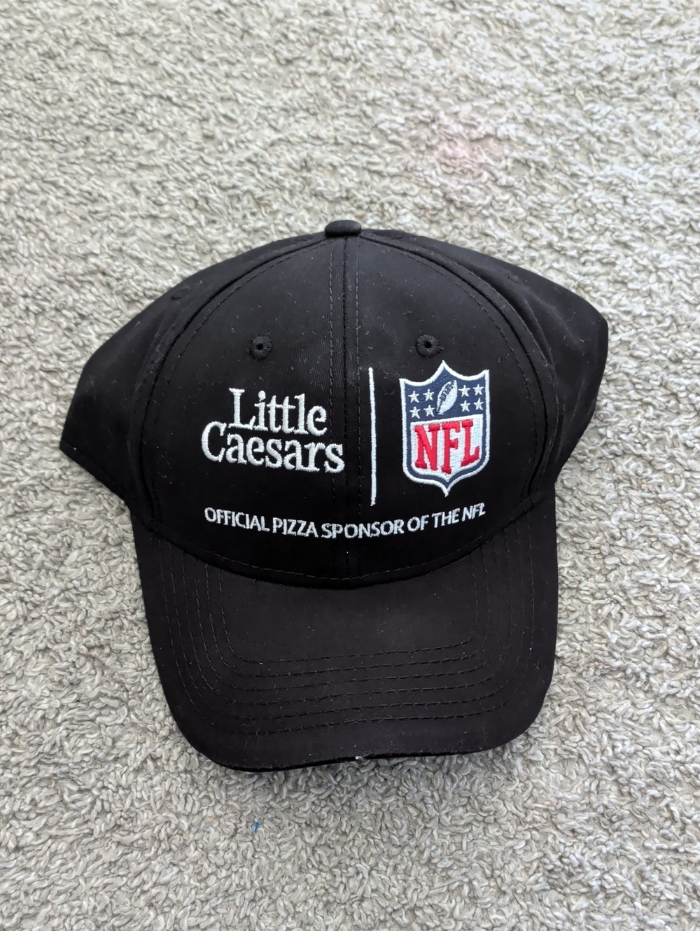 Kids Black Baseball Cap with NFL Logo